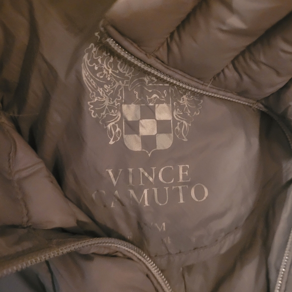 Vince Camuto Gray Quilted Light Packable Puffer Down Jacket M - Picture 7 of 7